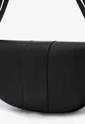 Sisa Leather Shoulder Bag - Black